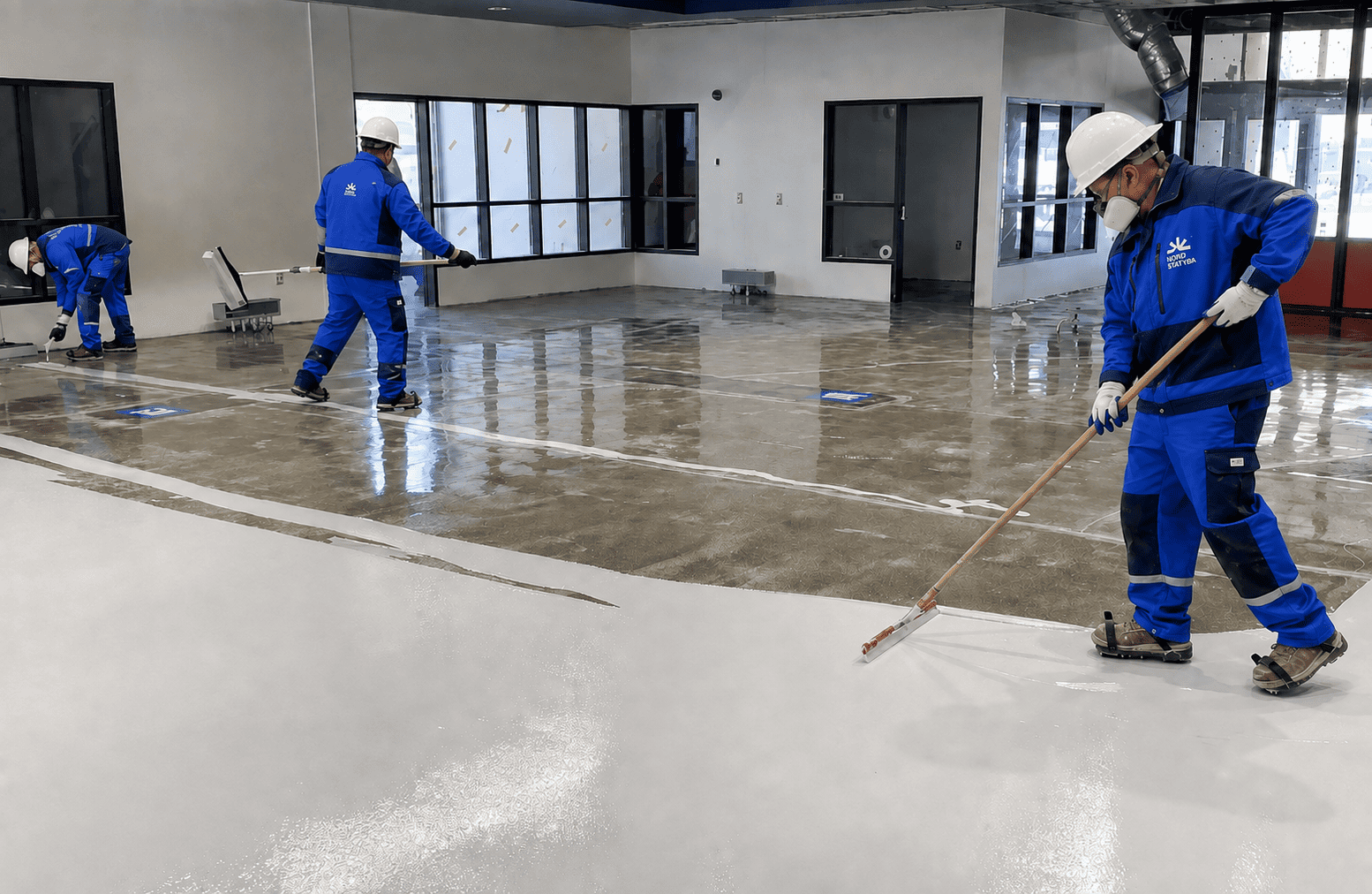 Epoksidinių grindų įrengimo darbai